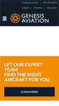 Mobile Screenshot of genesisaviation.ca
